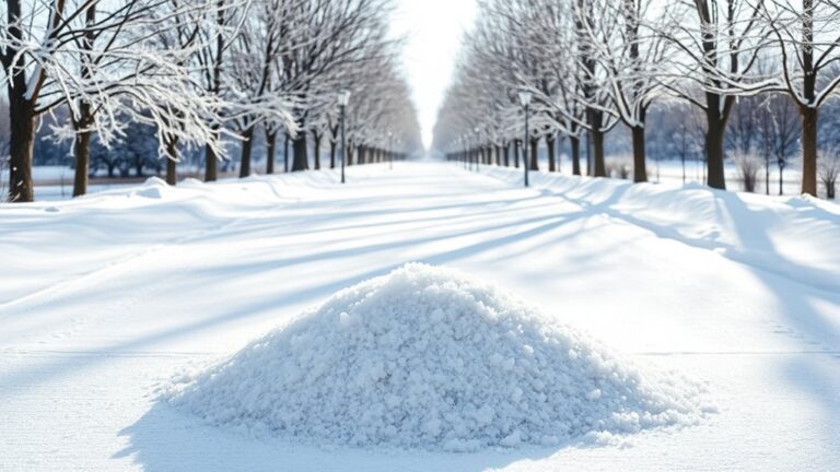 salt driveway before snow
