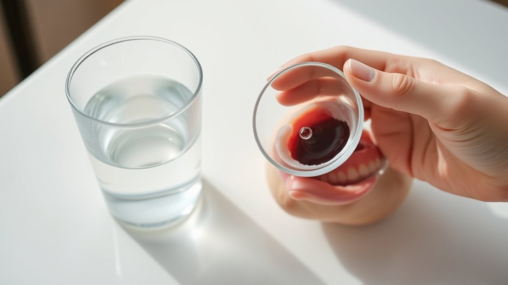 salt water rinse precautions