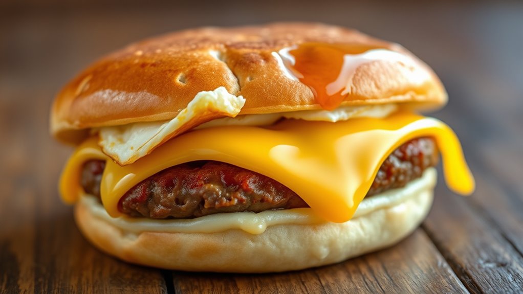 sausage egg cheese mcgriddle calories