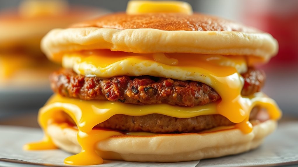 savory sweet breakfast sandwich