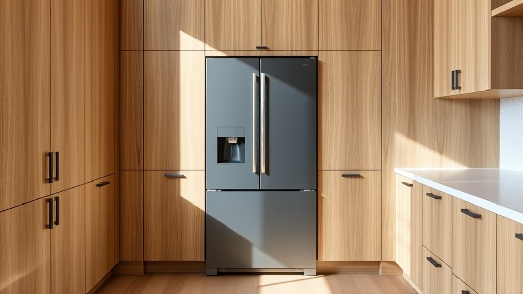 seamless cabinetry refrigerator design