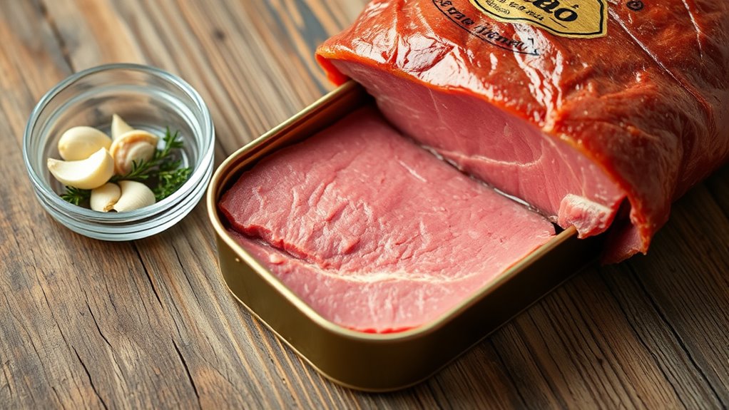 sodium content in corned beef