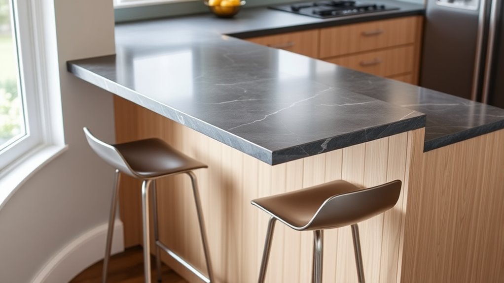 standard kitchen counter height