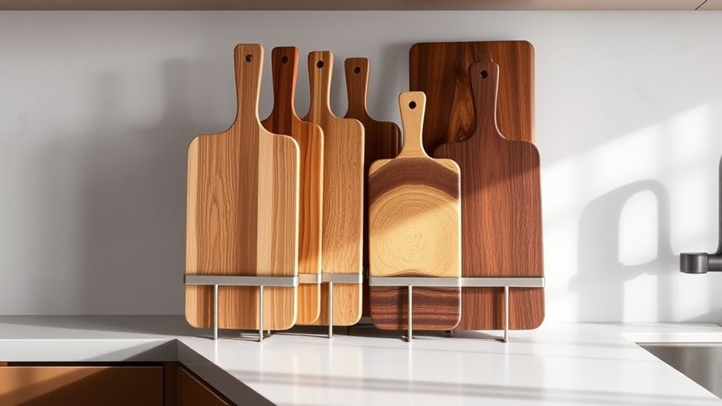 stylish cutting board selection
