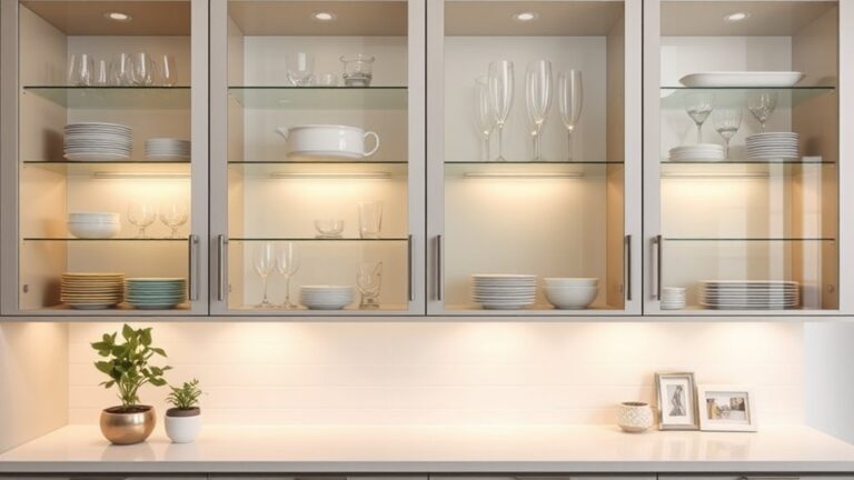 stylish glass cabinet decor