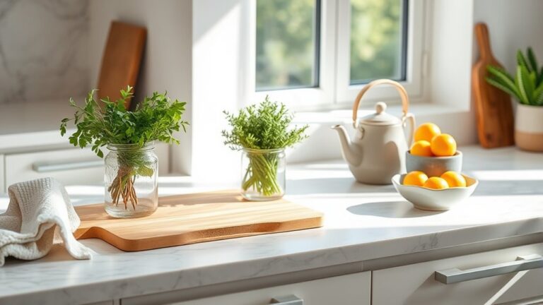 stylish kitchen counter decor
