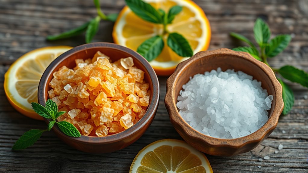 sugar for sensitivity salt for cleansing