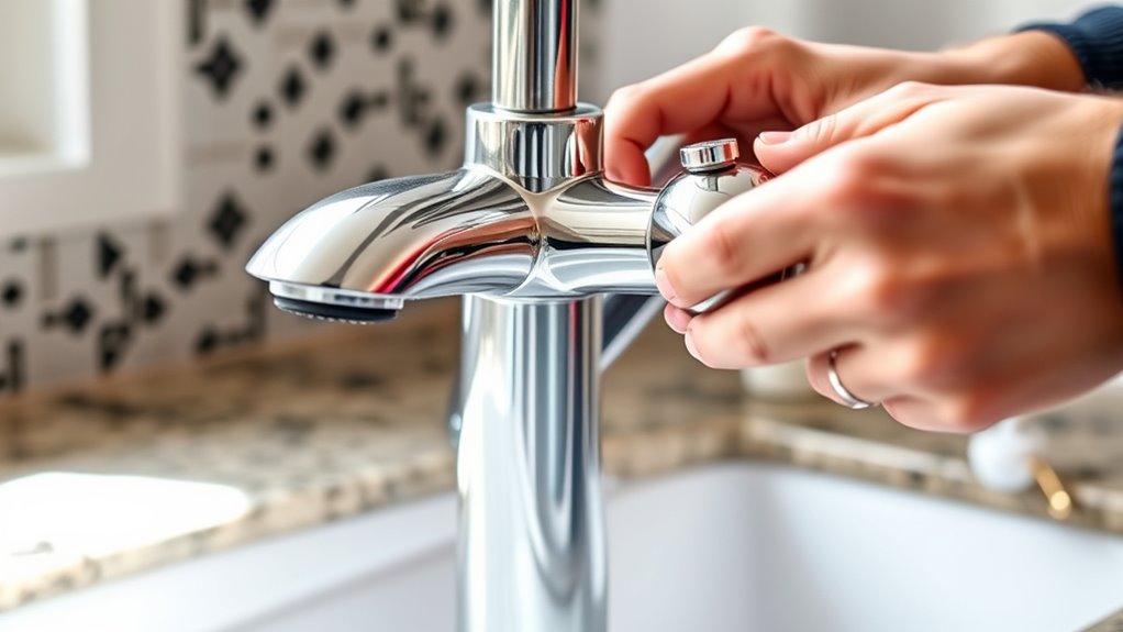 tighten kitchen faucet effectively