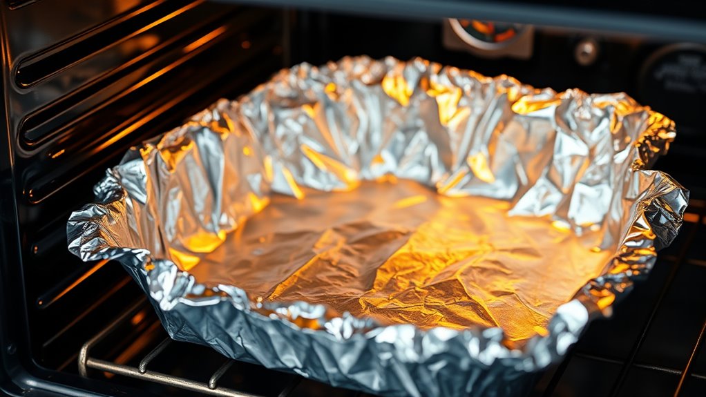 tin foil pan oven safe