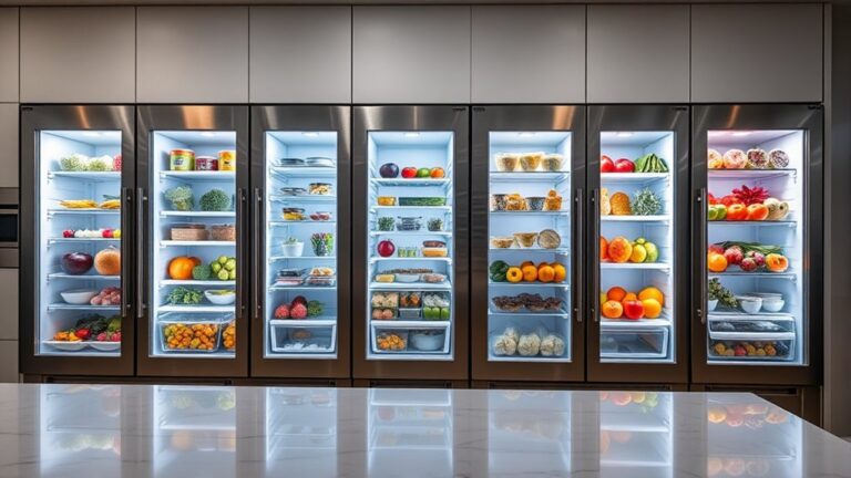 transparent door refrigerator options