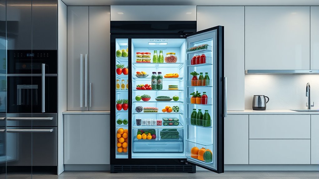 transparent energy efficient food storage
