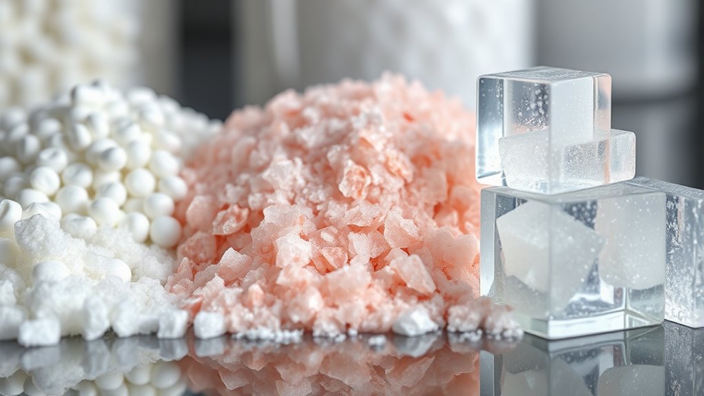 types of water softener salt