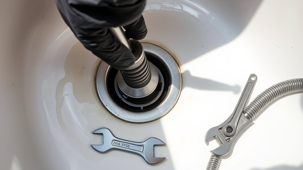 unclog kitchen sink quickly