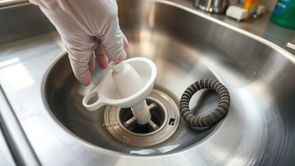 unclog your kitchen sink