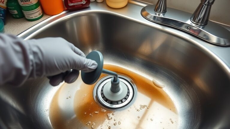 unclogging your kitchen drain