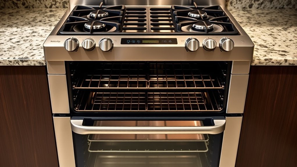 versatile double oven cooking